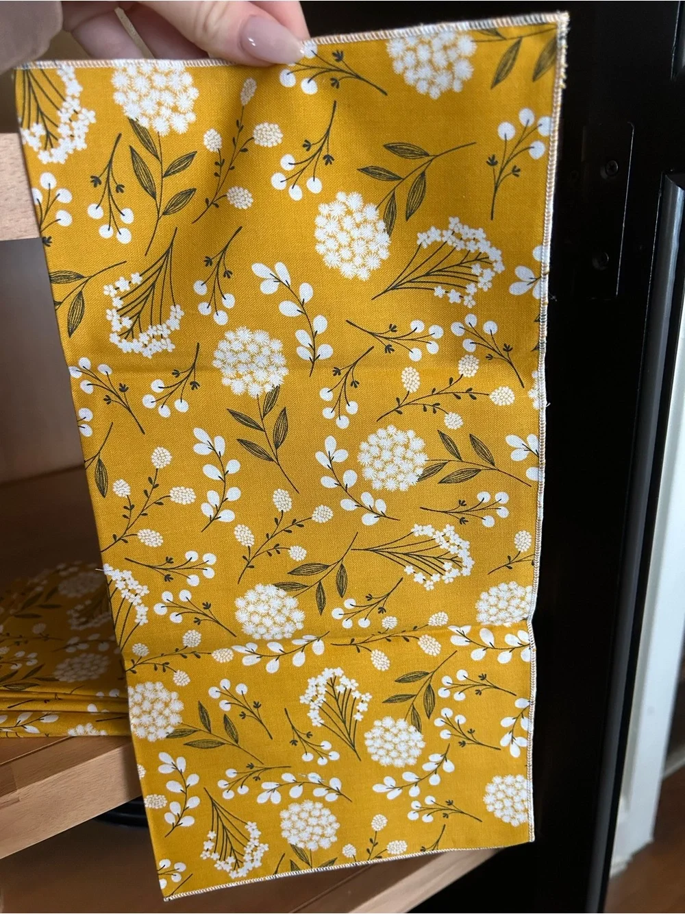 Floral Cotton Napkins - Set of 6